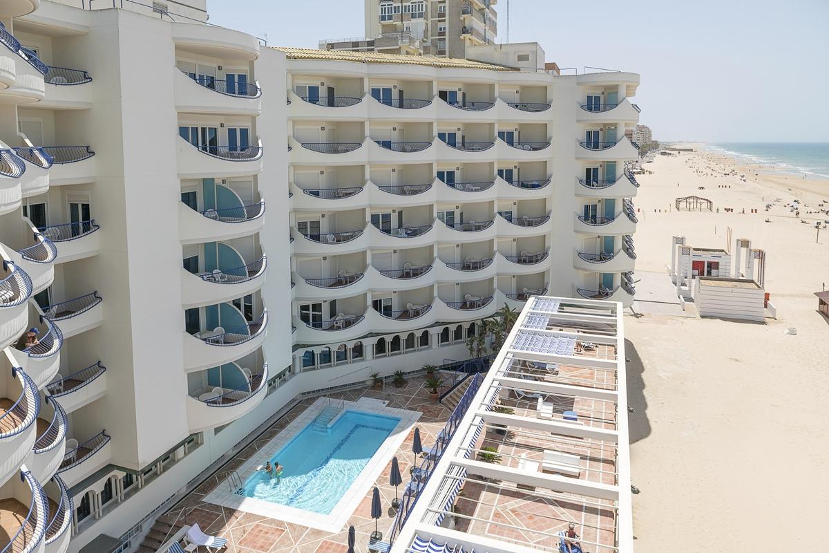 Hotel Playa Victoria Cadiz Exterior photo